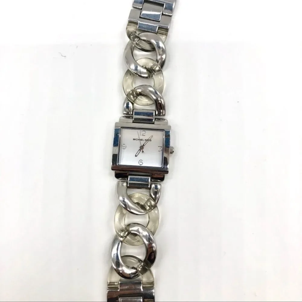 Michael Kors Silver Linked Watch